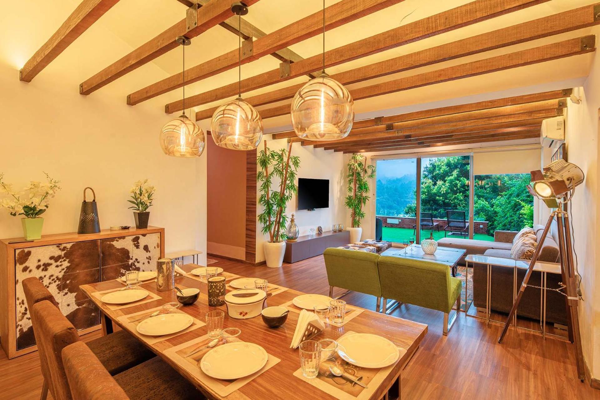Stayvista At Oberoi'S Chalet Bhīm Tāl Kültér fotó
